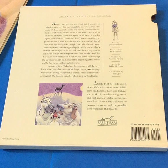 Jack Nicholson, How the Camel Got His Hump! Like new , 1989 vintage hardcover - Picture 8 of 13